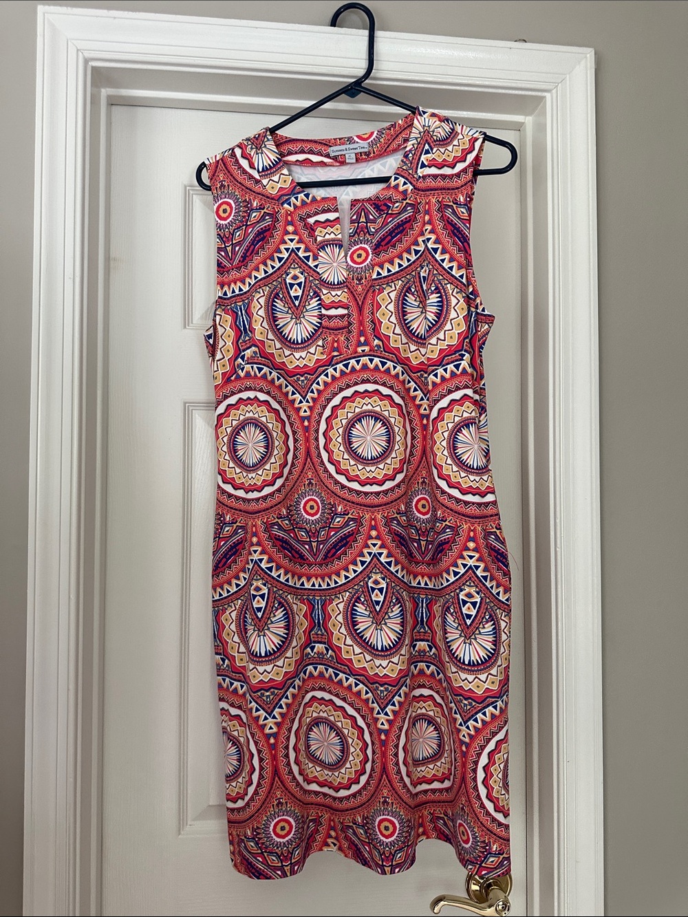 Sunsets and sweet tea sleeveless dress
